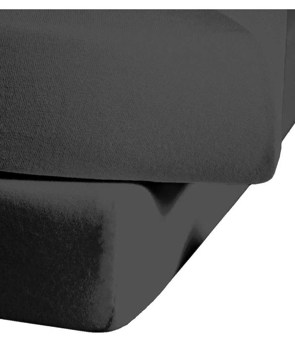 Colours Spannlaken Anthrazit – Detail 1