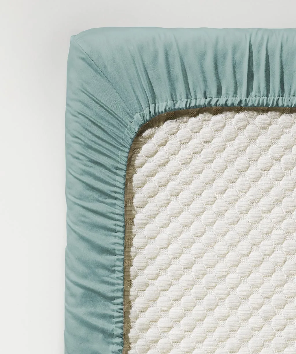 Colours Spannlaken Aqua – Detail 2