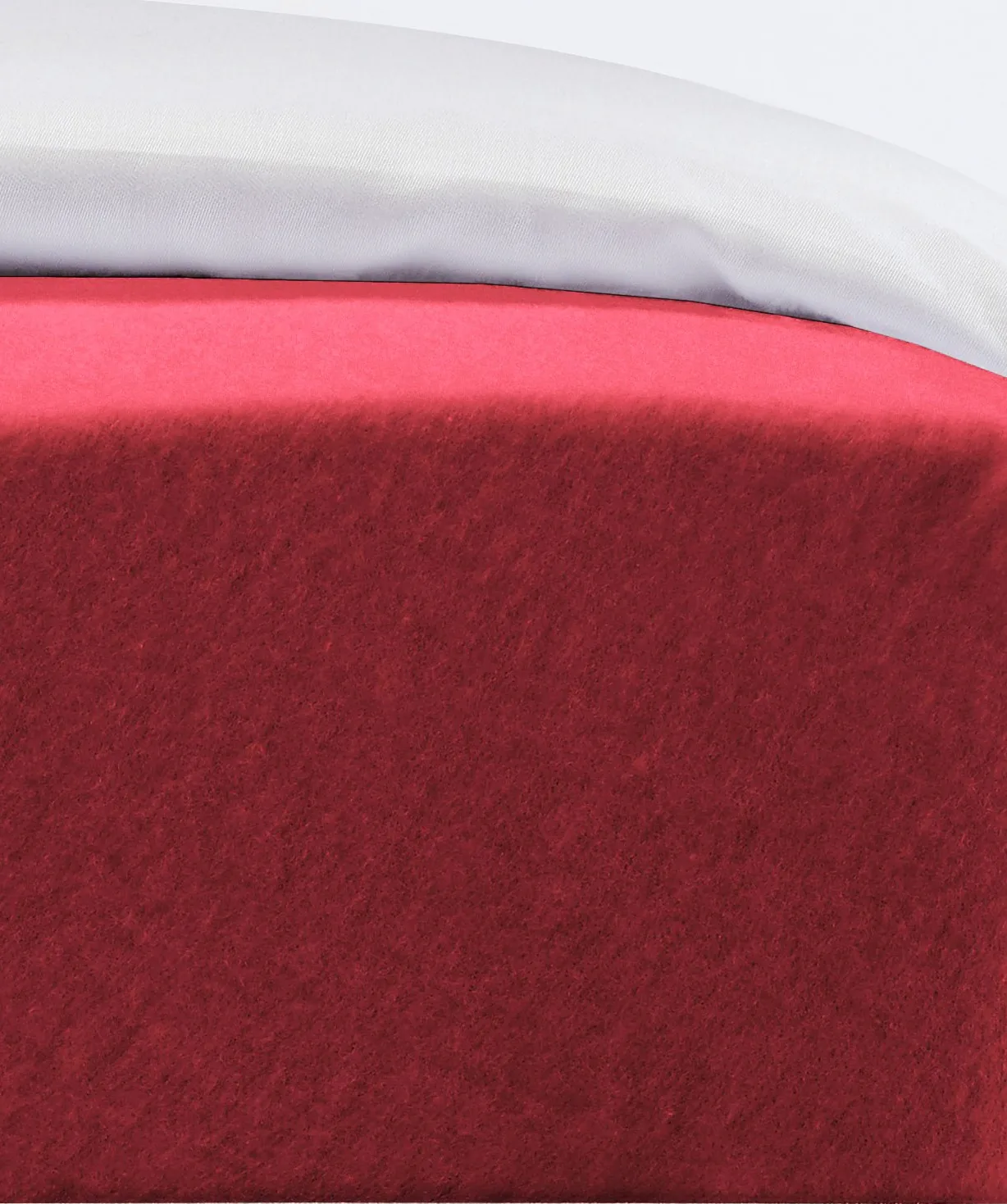 Flauschjersey Bordeaux – Detail