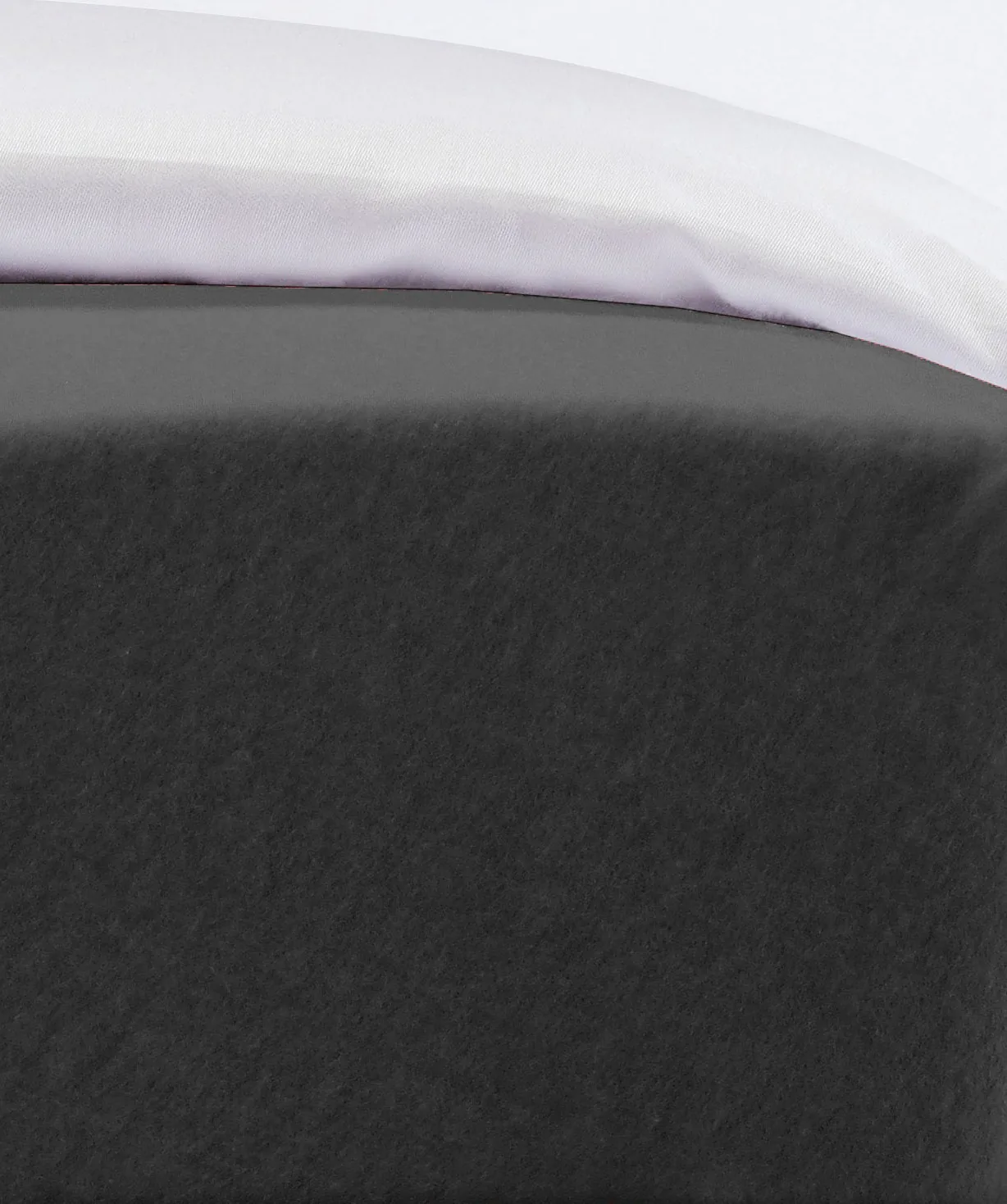 Flauschjersey Anthrazit – Detail