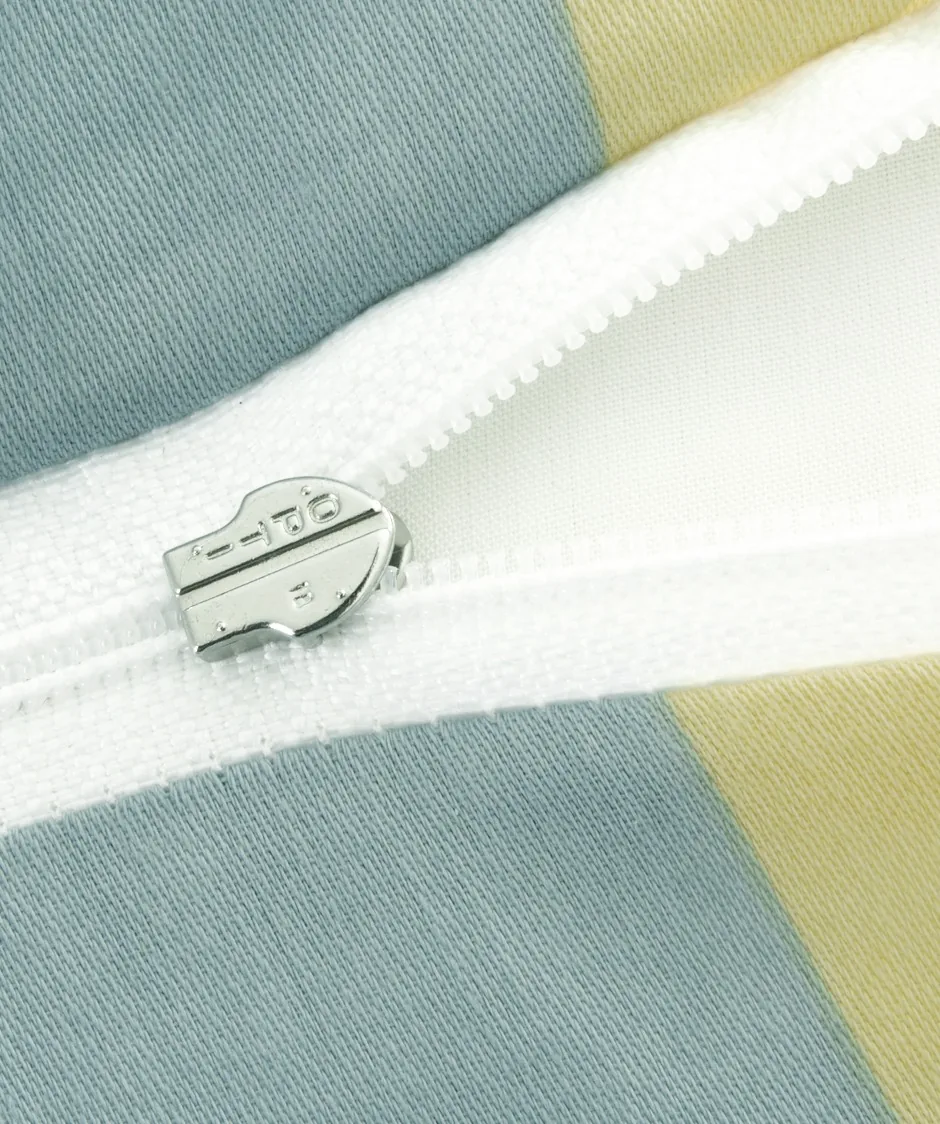 Modern Life Blau – Detail Reißverschluss