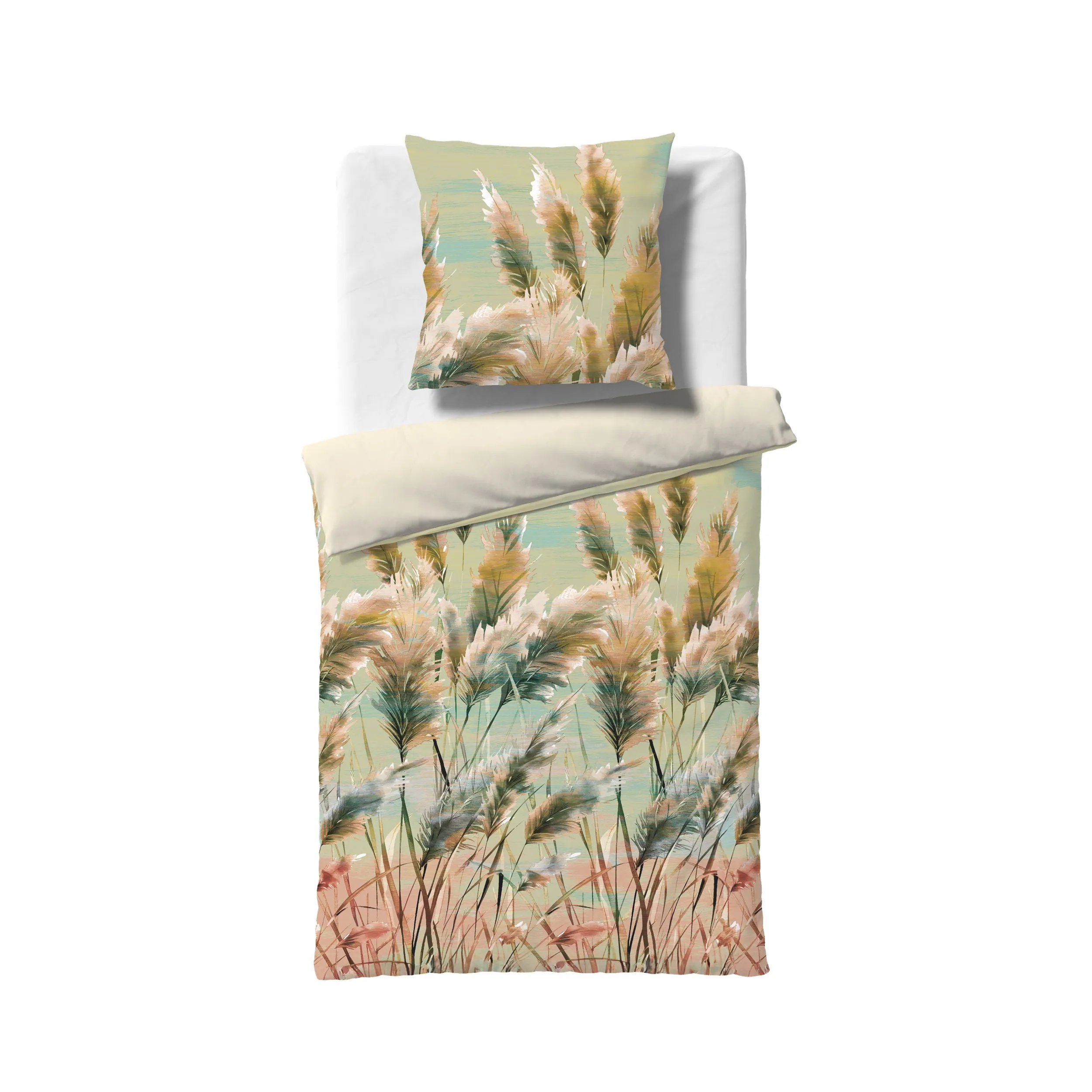 Bed Art Grün – Freisteller