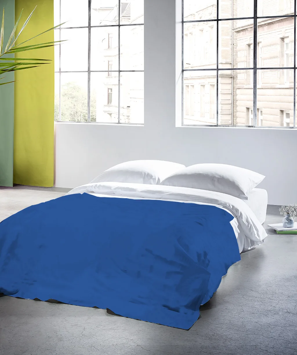 Plaid4238 Blau – Ambiente