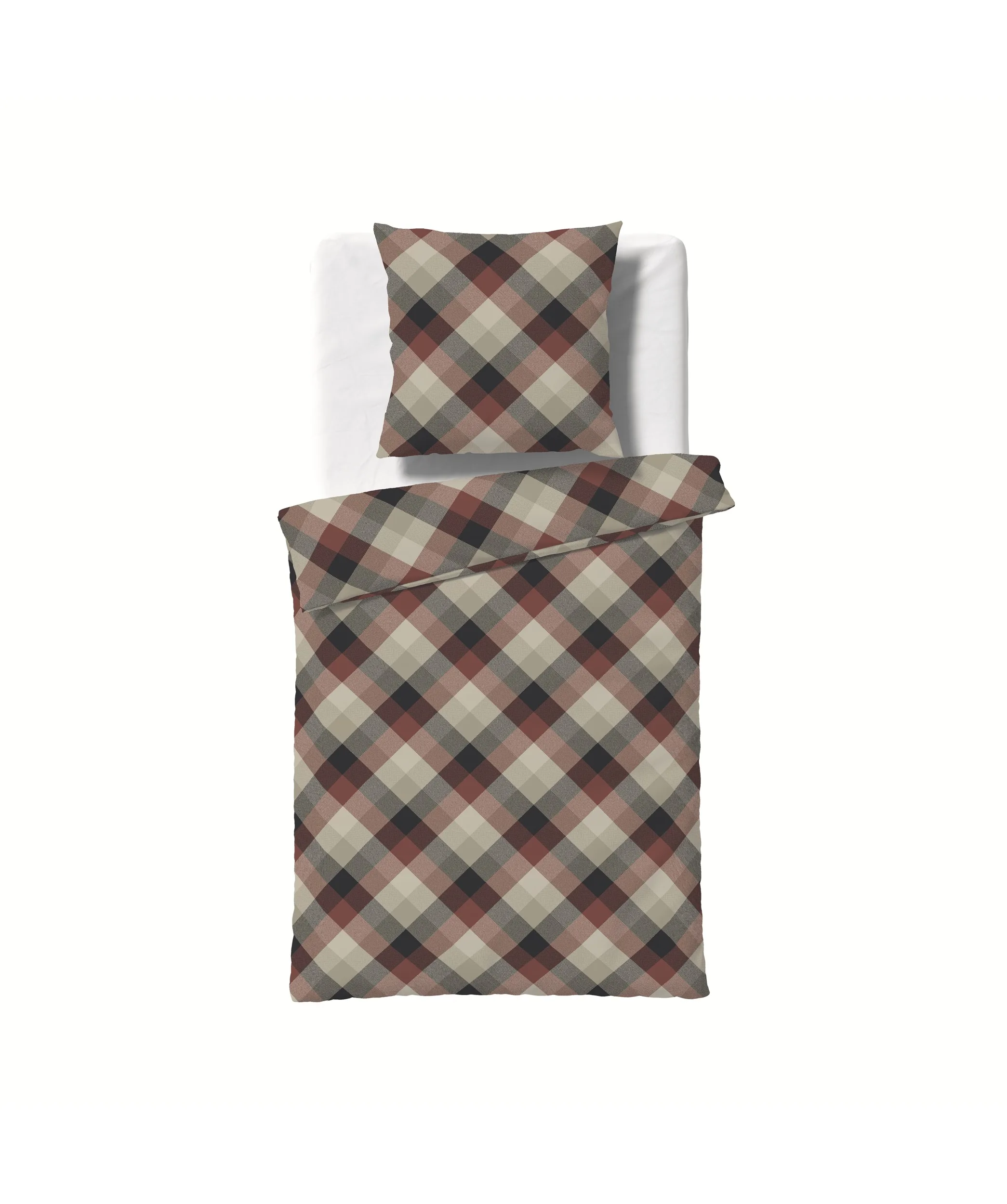 Aspen 434478 Bettwäsche aus Biber-Qualität