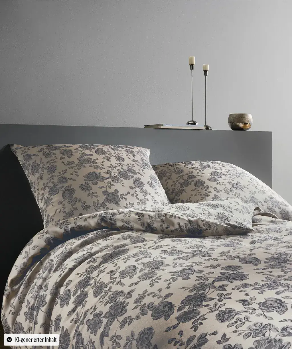 Black Premium TENCEL™ D Grau – Ambiente 1