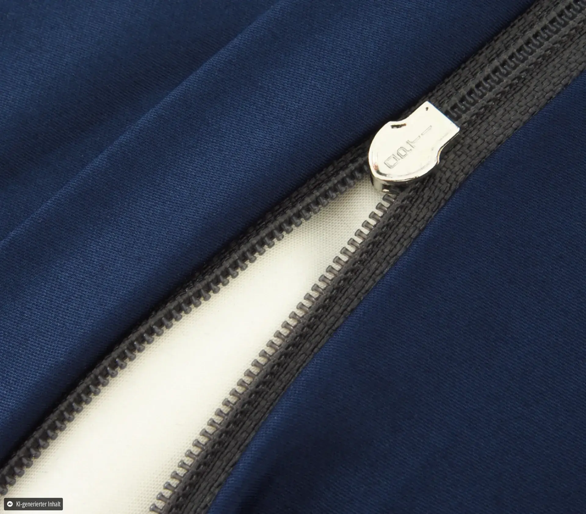 Black Premium Schweizer Satin 8200 Marine – Reißverschluss