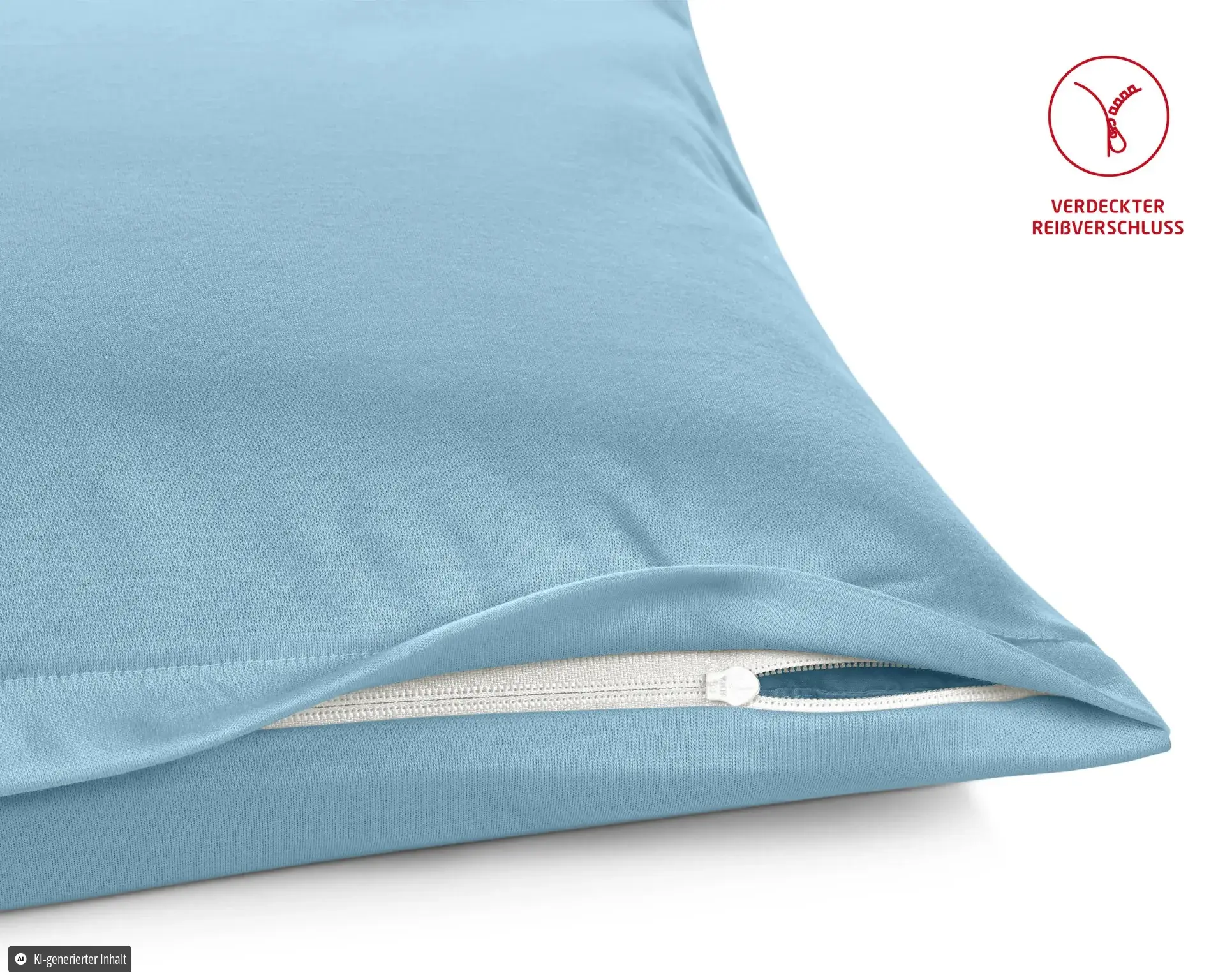 Colours Interlock Jersey 9200 Blau – Reissverschluss