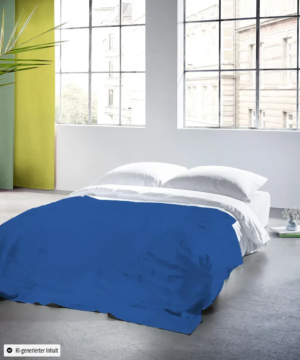 Plaid4238 Blau – Ambiente