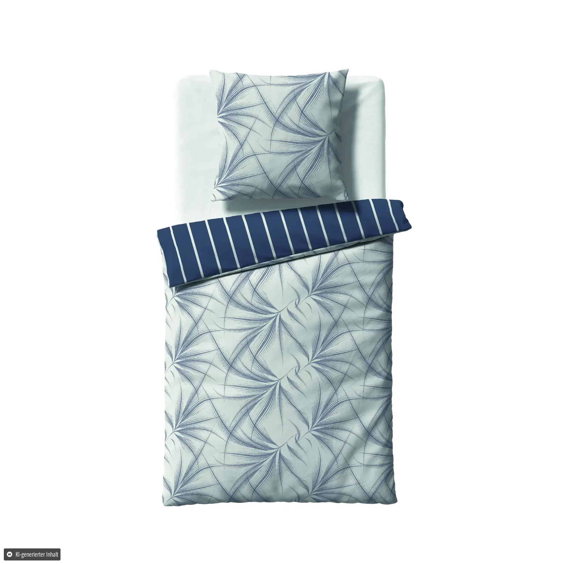 Bed Art Blau – Freisteller